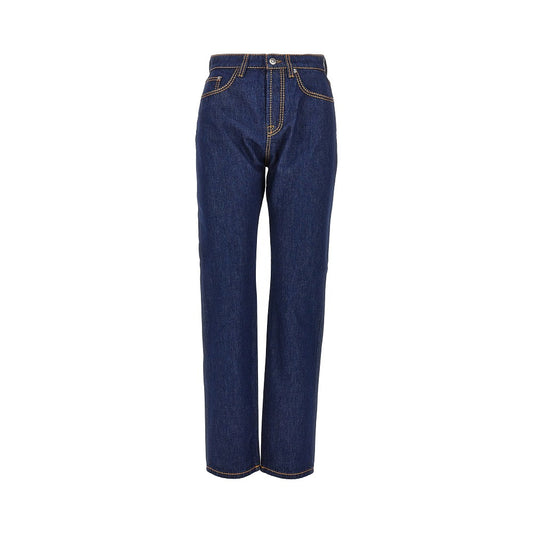 VERSACE Cotton denim jeans with Medusa detail
