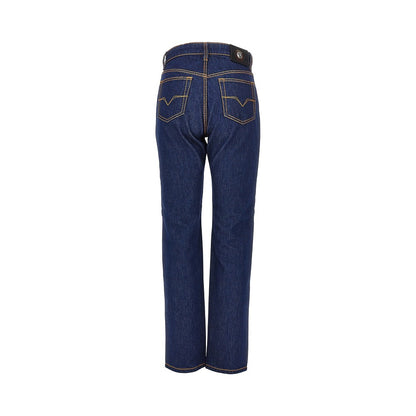 VERSACE Cotton denim jeans with Medusa detail