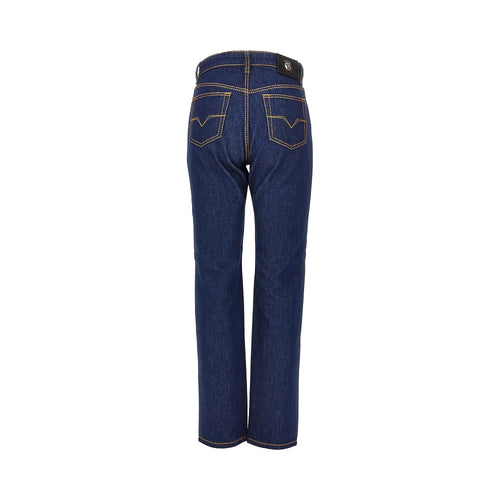 VERSACE Cotton denim jeans with Medusa detail