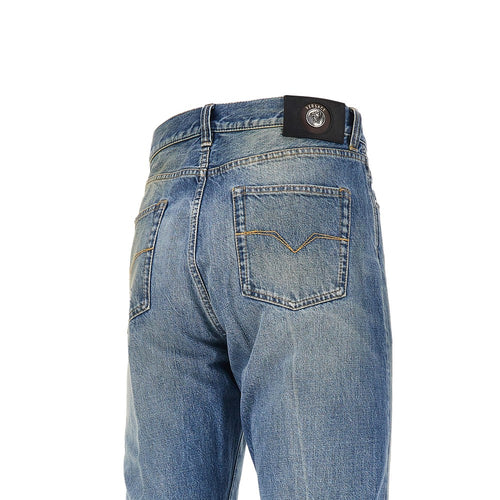 VERSACE Cotton denim jeans with Medusa detail