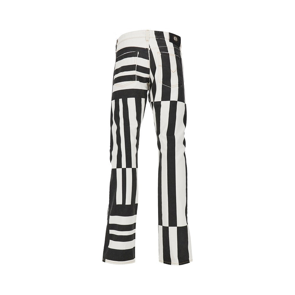 VERSACE Denim jeans with Sylvester print