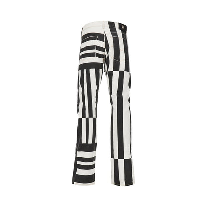VERSACE Denim jeans with Sylvester print