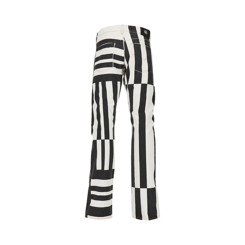 VERSACE Denim jeans with Sylvester print
