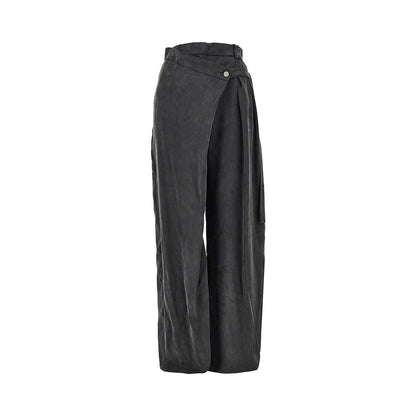 PINKO Wrap-over twill pants