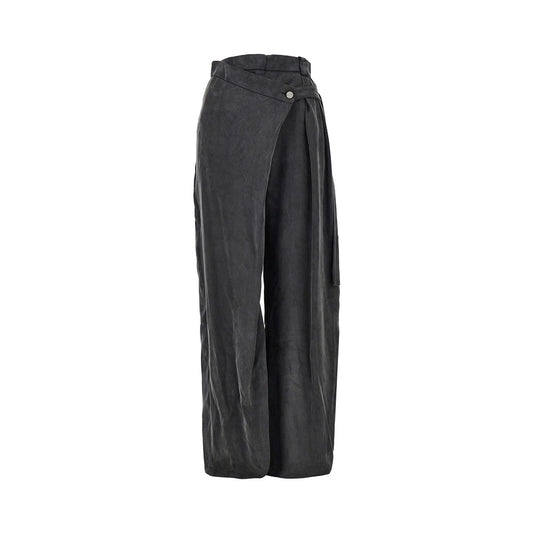 PINKO Wrap-over twill pants