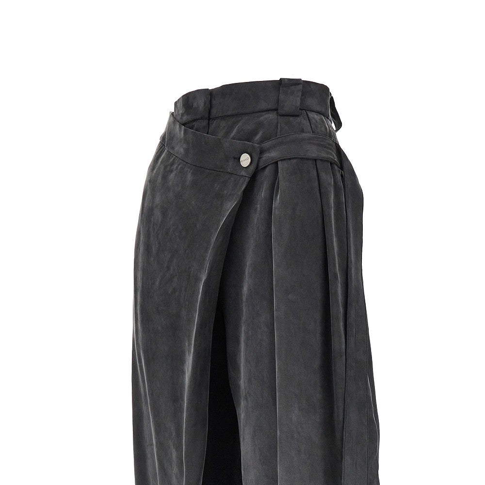 PINKO Wrap-over twill pants