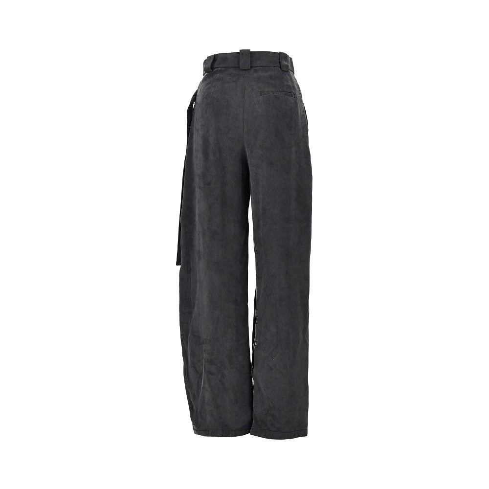 PINKO Wrap-over twill pants