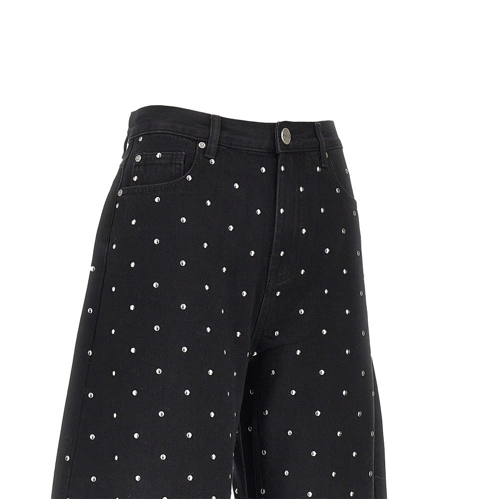 PINKO Studded Barrel Fit jeans
