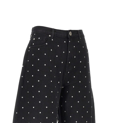 PINKO Studded Barrel Fit jeans