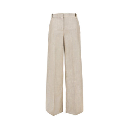 PINKO Lurex viscose and wool-blend pants