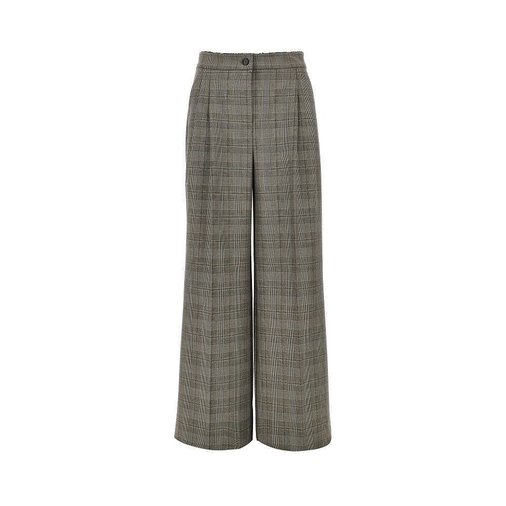 PINKO Prince of Wales wide-leg pants