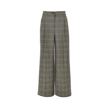 PINKO Prince of Wales wide-leg pants