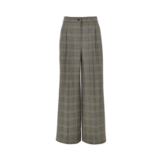 PINKO Prince of Wales wide-leg pants