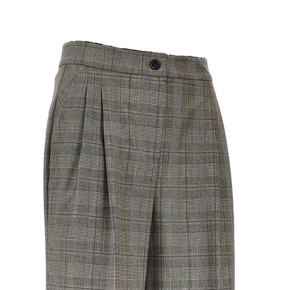 PINKO Prince of Wales wide-leg pants