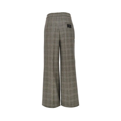 PINKO Prince of Wales wide-leg pants