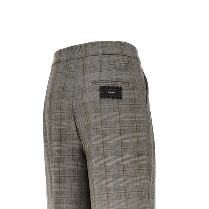 PINKO Prince of Wales wide-leg pants