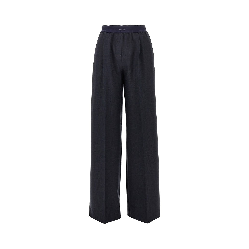 PINKO Stretch wool-blend wide-leg pants