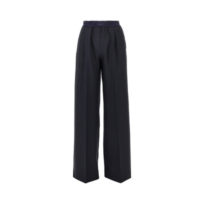 PINKO Stretch wool-blend wide-leg pants