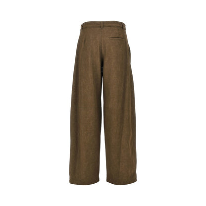 PINKO Nubuck-effect fabric pants
