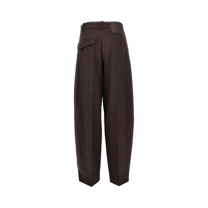 PINKO Wool-blend Barrel Leg pants