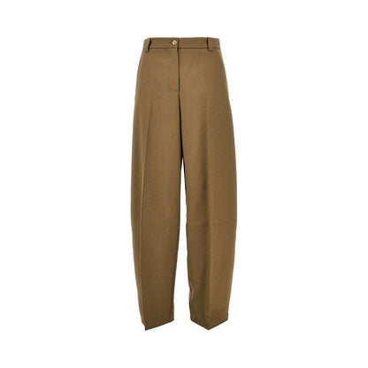 PINKO Wool-blend Barrel Leg pants