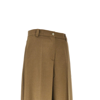 PINKO Wool-blend Barrel Leg pants