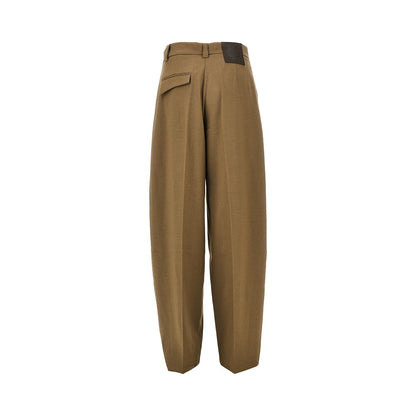 PINKO Wool-blend Barrel Leg pants