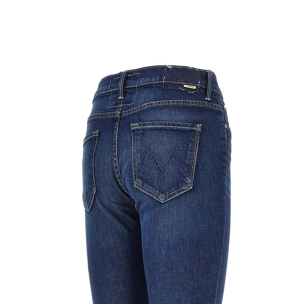 Mother Stretch cotton denim slared jeans