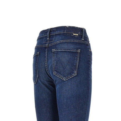 Mother Stretch cotton denim slared jeans