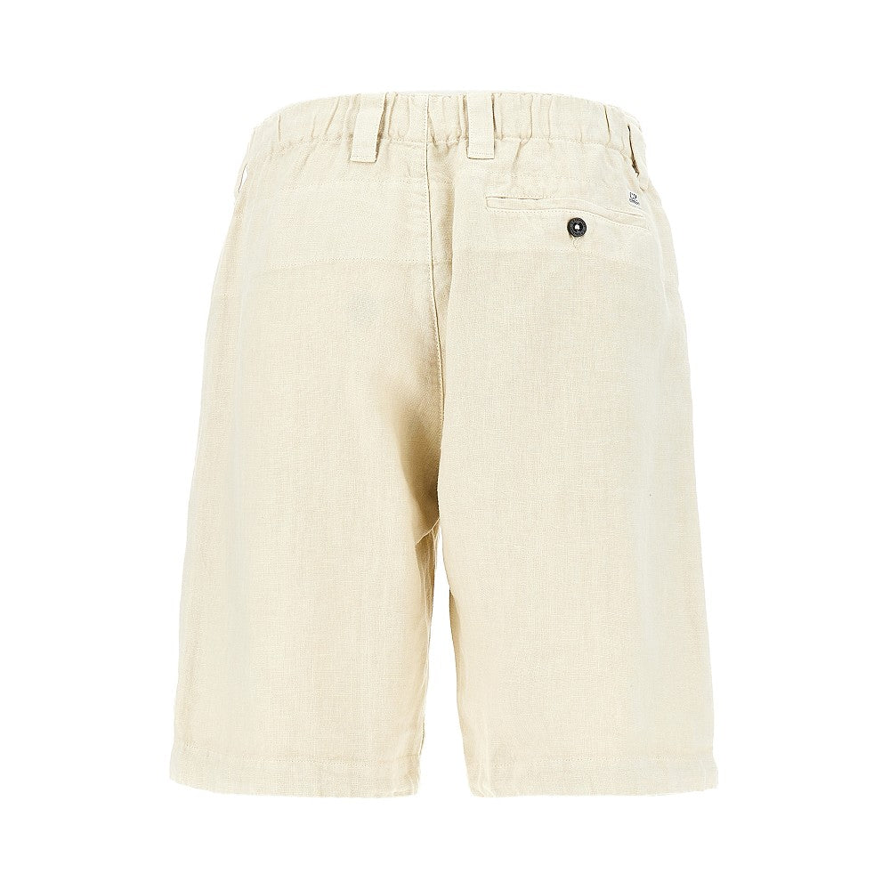 C.P. Company Linen cargo shorts