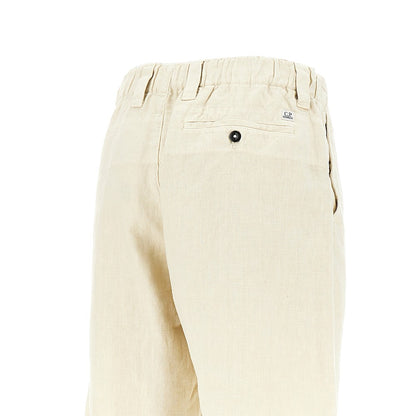 C.P. Company Linen cargo shorts