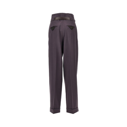 THE ATTICO Gabardine pants with belt