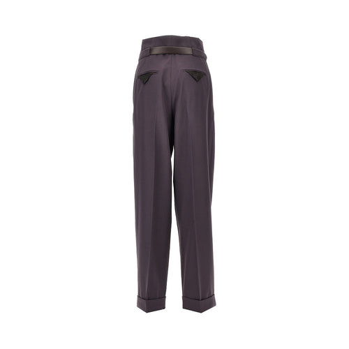 THE ATTICO Gabardine pants with belt