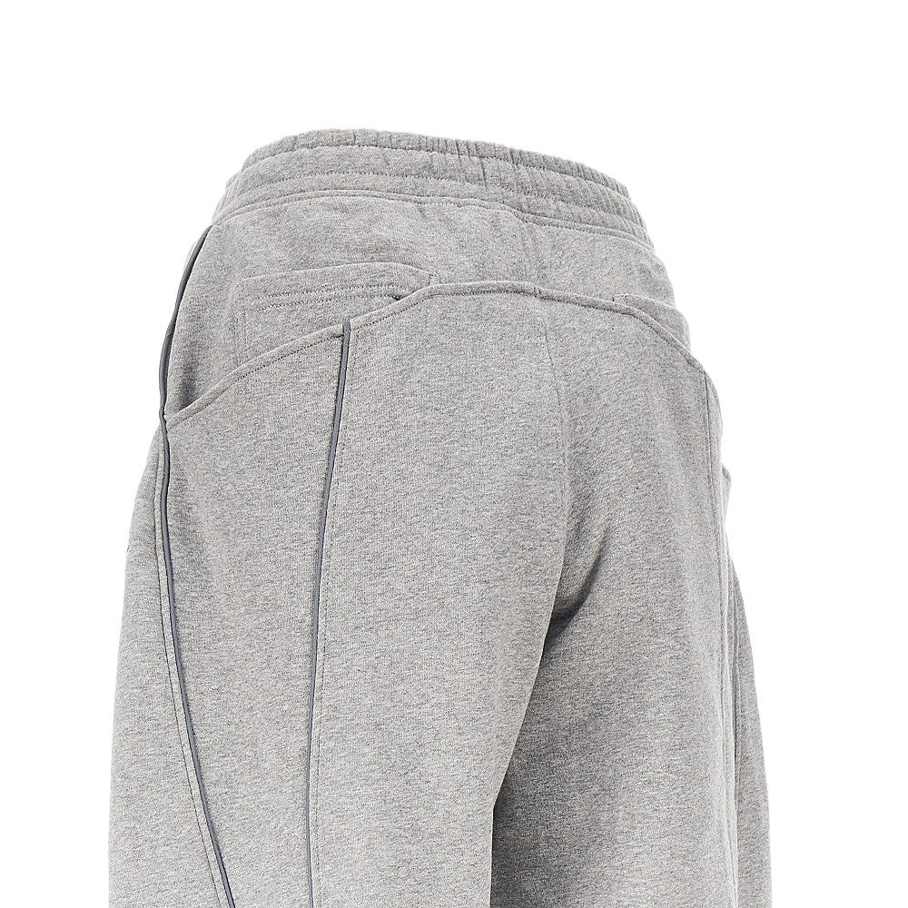 THE ATTICO Mélange cotton jogging pants