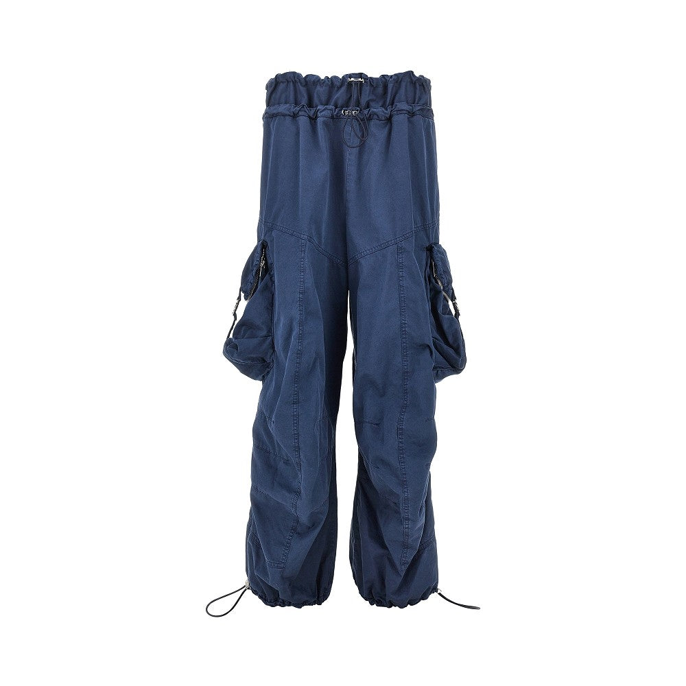 THE ATTICO Washed cotton cargo pants
