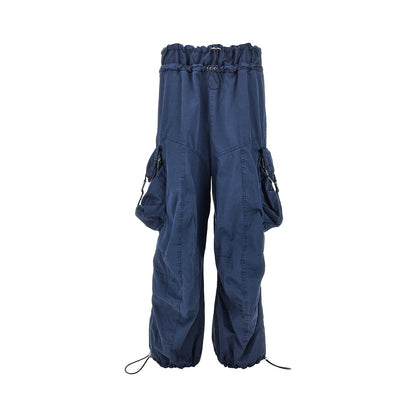 THE ATTICO Washed cotton cargo pants