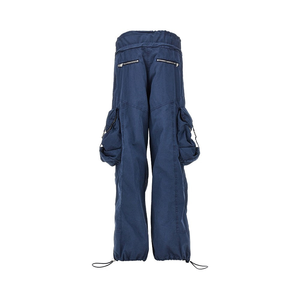 THE ATTICO Washed cotton cargo pants