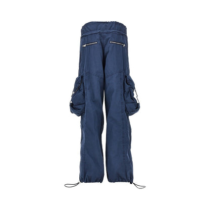 THE ATTICO Washed cotton cargo pants