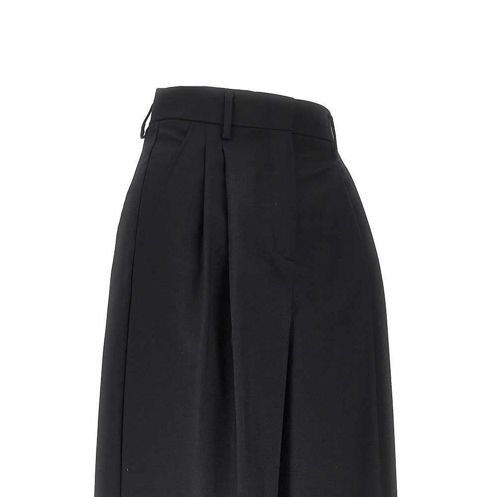 Weekend Max Mara Virgin wool wide-leg pants
