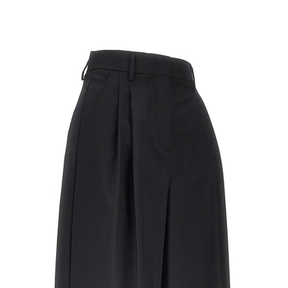 Weekend Max Mara Virgin wool wide-leg pants