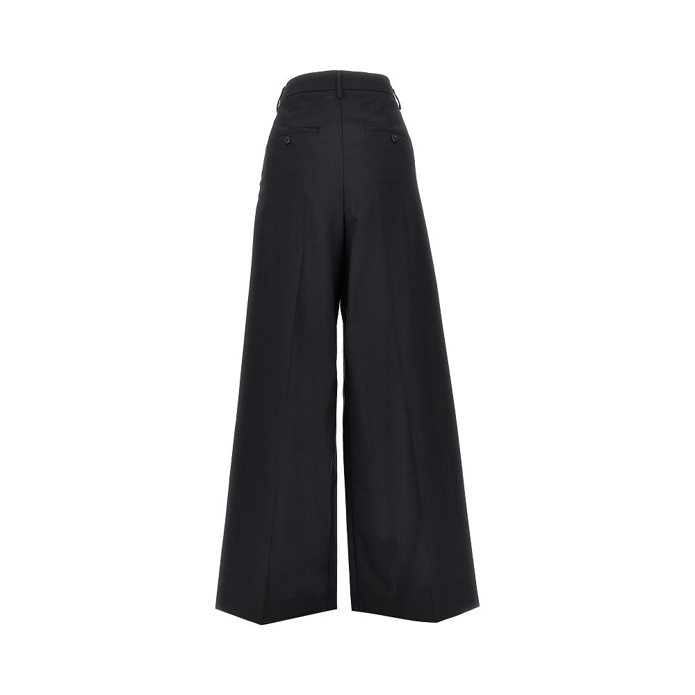 Weekend Max Mara Virgin wool wide-leg pants