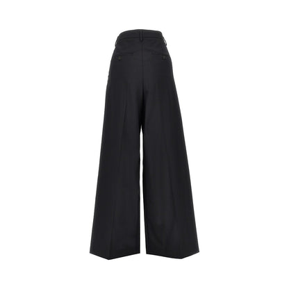 Weekend Max Mara Virgin wool wide-leg pants