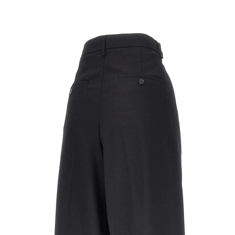 Weekend Max Mara Virgin wool wide-leg pants