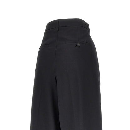 Weekend Max Mara Virgin wool wide-leg pants