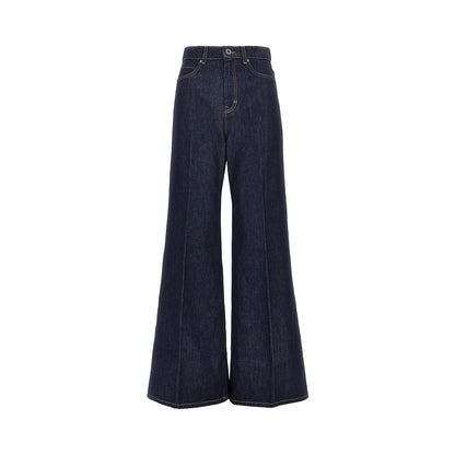 Weekend Max Mara Cotton denim wide-leg jeans