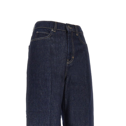 Weekend Max Mara Cotton denim wide-leg jeans