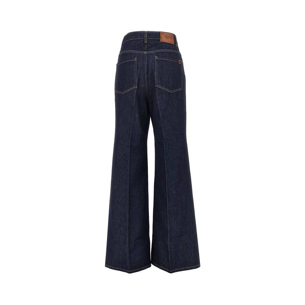 Weekend Max Mara Cotton denim wide-leg jeans