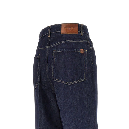 Weekend Max Mara Cotton denim wide-leg jeans