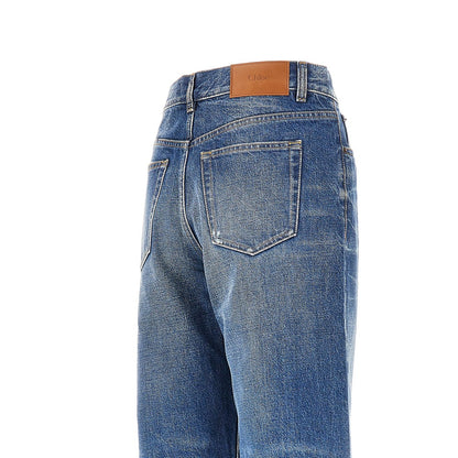 Chloé Raw-cut hem jeans