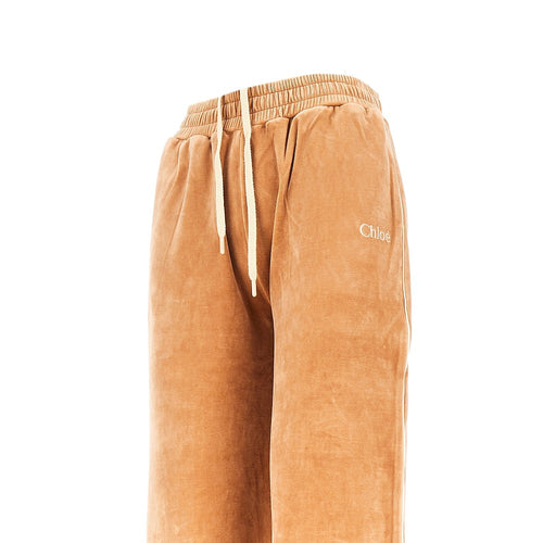 CHLOE' Velvet sporty pants